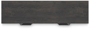 Hollivern King Panel Bed and Dresser in Dark Gray - PKG021620