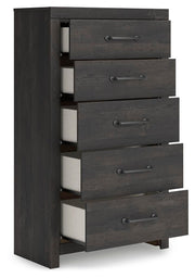 Hollivern Twin Panel Storage Bed, Dresser, Mirror and Chest - PCB2108B26