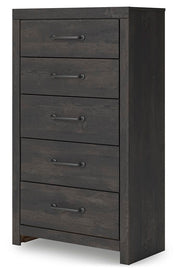 Hollivern Twin Panel Storage Bed, Dresser, Mirror and Chest - PCB2108B26