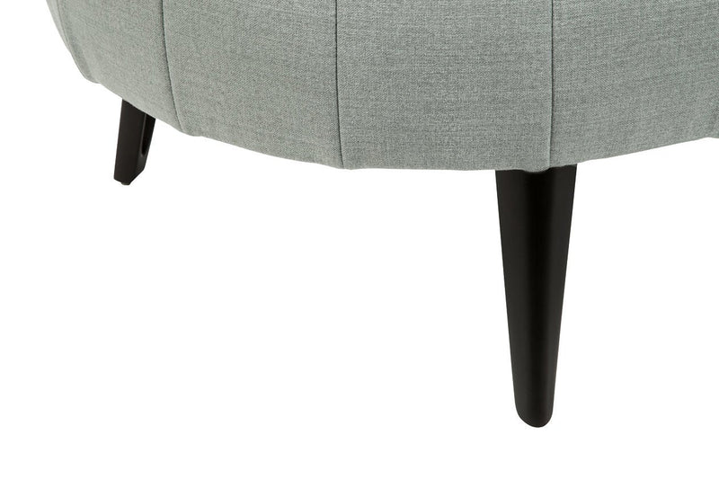 Hollyann Gray Oversized Accent Ottoman - Gate FurnitureOttoman
