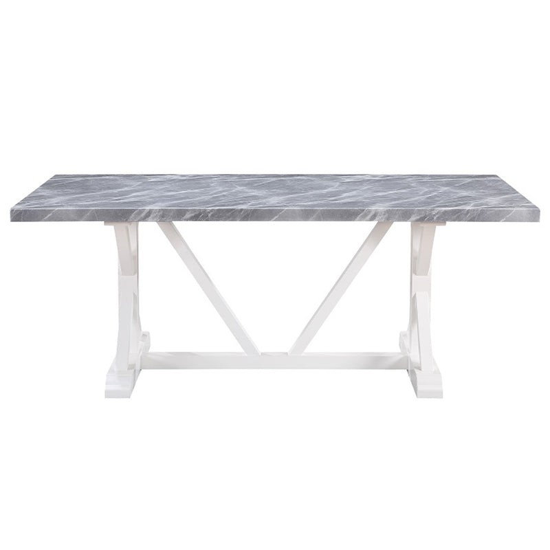 Hollyn Dining Table W/Engineered Stone Top - DN02159