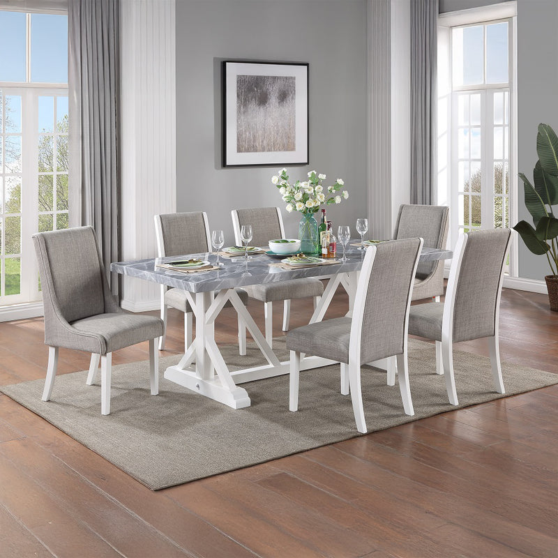 Hollyn Dining Table W/Engineered Stone Top - DN02159