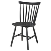 Hollyoak Windsor Wood Dining Side Chair Black (Set of 2) - 183042
