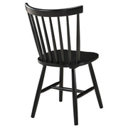 Hollyoak Windsor Wood Dining Side Chair Black (Set of 2) - 183042