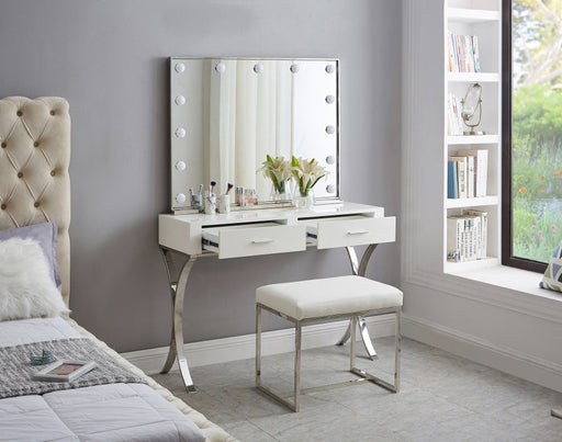 Hollywood Lighted Mirror in Chrome - 464-M
