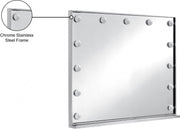 Hollywood Lighted Mirror in Chrome - 464-M