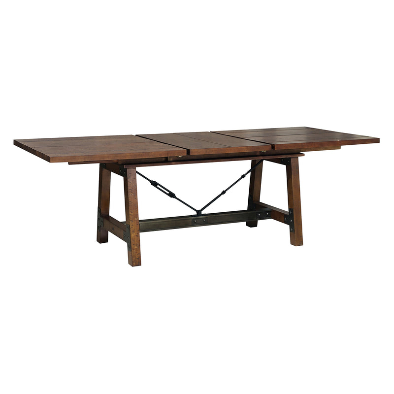 Holverson Rustic Brown Extendable Dining Set - Gate FurnitureDining Room Set