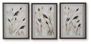 Honslow Brown/Black/White Wall Art (Set of 3) - A8000506