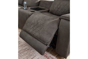 Hoopster Gunmetal 6 - Piece Power Reclining Sectional - Gate FurniturePower Reclining Sectional