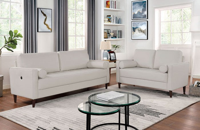 Horgen Off-White Loveseat - CM6452WH-LV