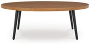 Horizon Hall Brown Outdoor Sofa, 2 Lounge Chairs, Ottoman and Coffee Table - P572P3
