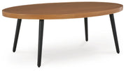 Horizon Hall Brown Outdoor Sofa, 2 Lounge Chairs, Ottoman and Coffee Table - P572P3