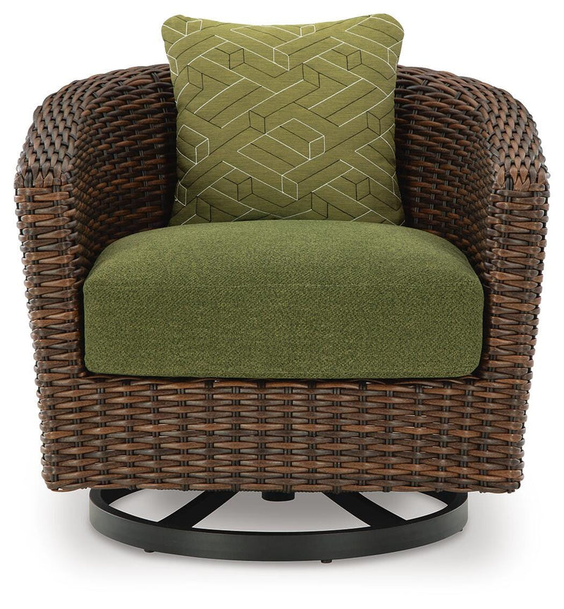 Horizon Hall Outdoor Sofa, 2 Lounge Chairs and 2 Ottomans - P572P4