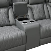 Houston Gray 3-pc Sectional - HOUSTON-GY-3-PC-SEC
