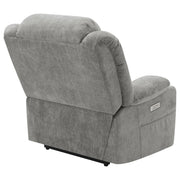 Houston Upholstered Power Lift Recliner Grey - 602284P