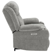 Houston Upholstered Power Lift Recliner Grey - 602284P