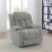 Houston Upholstered Power Lift Recliner Grey - 602284P