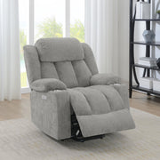 Houston Upholstered Power Lift Recliner Grey - 602284P