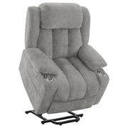 Houston Upholstered Power Lift Recliner Grey - 602284P