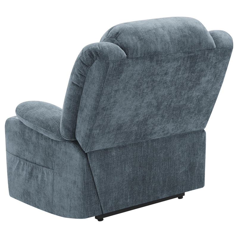 Houston Upholstered Power Lift Recliner Slate Blue - 602294P