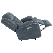 Houston Upholstered Power Lift Recliner Slate Blue - 602294P