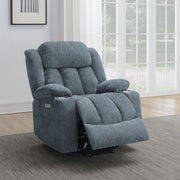 Houston Upholstered Power Lift Recliner Slate Blue - 602294P
