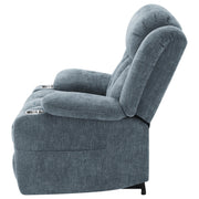 Houston Upholstered Power Lift Recliner Slate Blue - 602294P