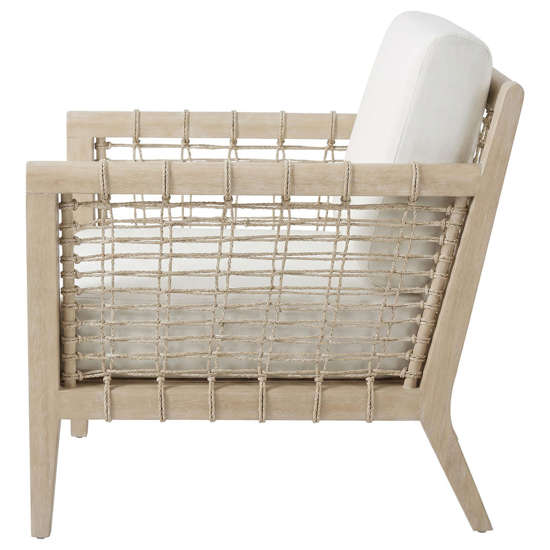 HP0426 Accent Chair White / Weathered Natural - 903265
