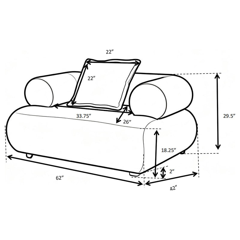 HP0426 Chair Ivory - 509803