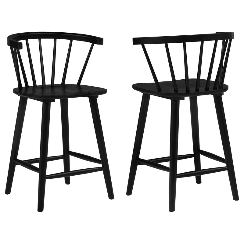 HP0426 Counter Chair Black (Pack of 2) - 107249BLK