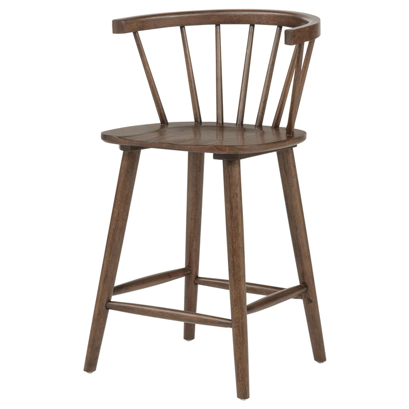 HP0426 Counter Chair Walnut (Pack of 2) - 107249WAL