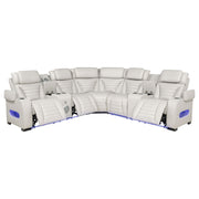 HP0426 Power2 Reclining Sectional 3 Pc Set Beige - 600560PP