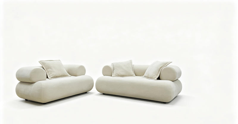 HP0426 Stationary Sofa 2 Pc Set Ivory - 509801-S2
