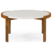 HP10.26 - India Coffee Table in Brown / White - 706598