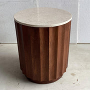 HP10.26 - India End Table in Brown / White - 701777