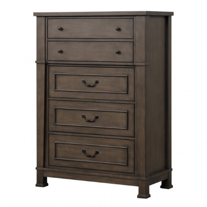 Huddersfield Dark Walnut Chest - FM7702DB-C