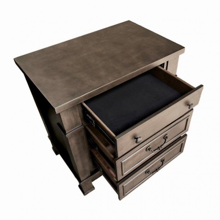 Huddersfield Dark Walnut Nightstand - FM7702DB-N