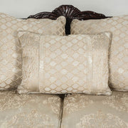 Huelva Beige/Dark Cherry Sofa - SM6452-SF