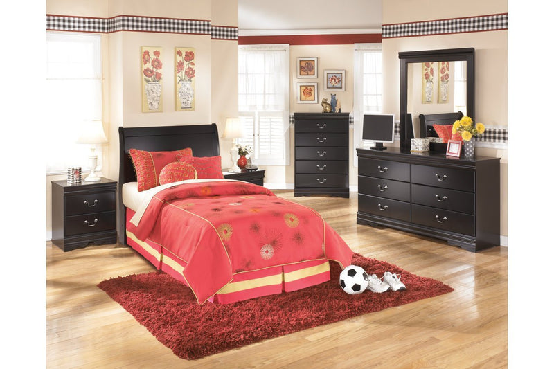 Huey Vineyard Black Chest of Drawers - Gate FurnitureChest