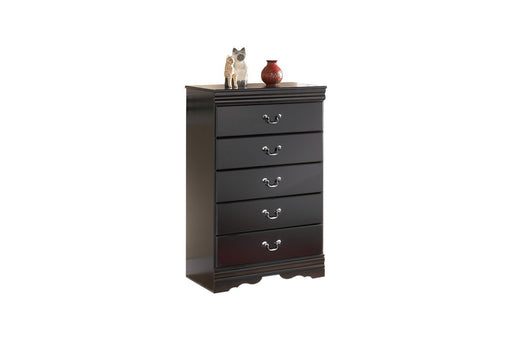 Huey Vineyard Black Chest of Drawers - Gate FurnitureChest