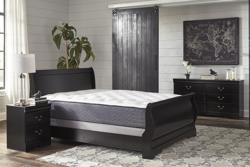 Huey Vineyard Black Full Sleigh Bed - Gate FurnitureFull Bed