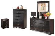 Huey Vineyard Dresser, Mirror, Chest and Nightstand - B128B53