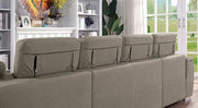 Hugo Ash Brown Sectional - CM6963-SECT