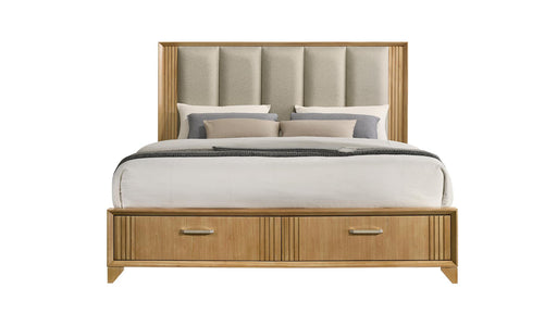 Hugo King Storage Bed Natural - Hugo King Storage Bed Natural