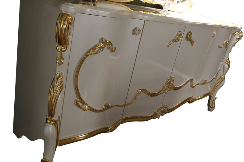 Hunkar Diningroom Consol With Mirror - 115-HUN-HM618-CON