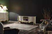 Hunkar Tv Stand Cream in Cream - 115-HUN-HM618-TV