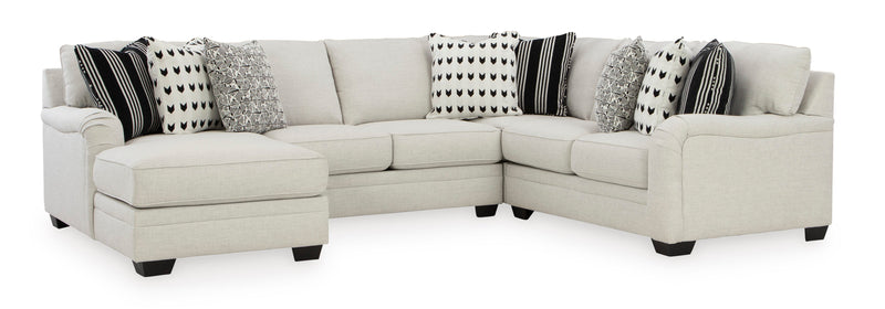 Huntsworth Dove Gray 4 - Piece LAF Chaise Sectional - Gate FurnitureSectional