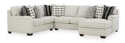 Huntsworth Dove Gray 4 - Piece RAF Chaise Sectional - Gate FurnitureSectional