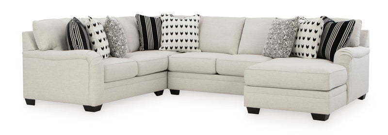 Huntsworth Dove Gray 4 - Piece RAF Chaise Sectional - Gate FurnitureSectional