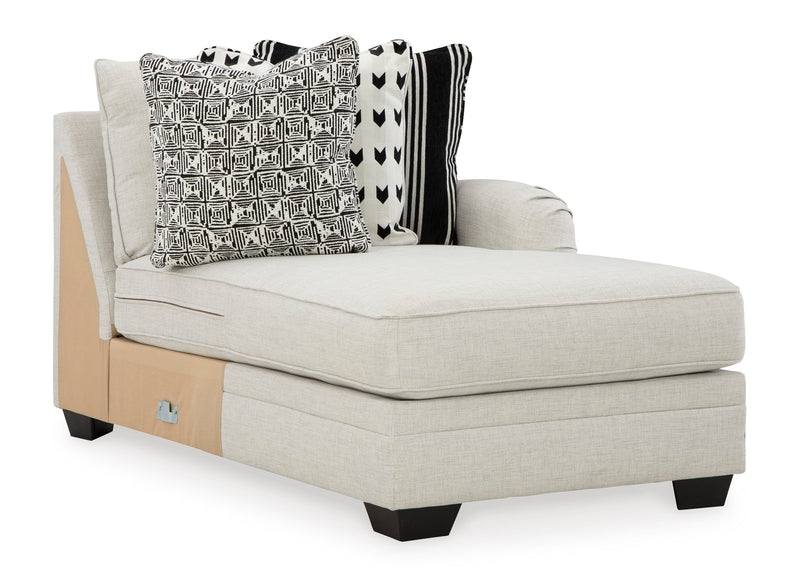 Huntsworth Dove Gray 5 - Piece RAF Chaise Sectional - Gate FurnitureSectional